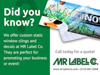 a flyer for mr label with the words did you know?